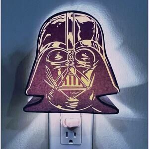 Darth Vader Night Light in Original Box Star Wars Dark Blue Pottery Barn Kids